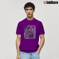 Men’s Jim Carrey Midle Finger Classic T-Shirt in purple | Soft, Breathable Everyday Wear
