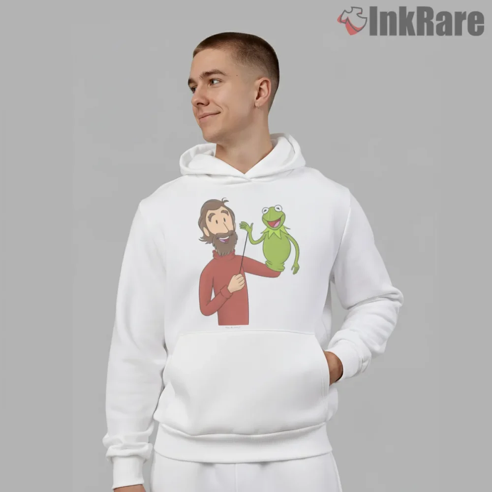 Jim Henson And Kermit Tribute Creator Legacy Shirt on white hoodie for men graphic tee