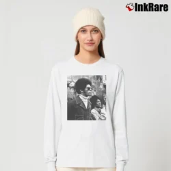 Women’s Jim Kelly Enter The Dragon Bruce Lee Movie Long-Sleeve Top in white | Sleek, Versatile, All-Season
