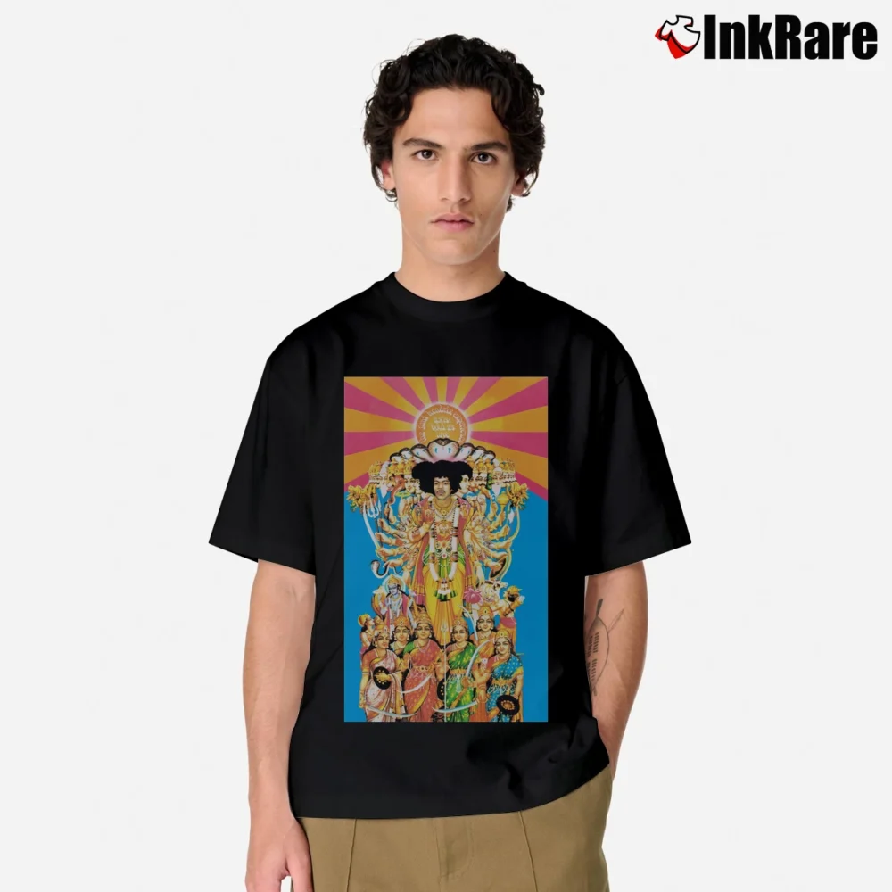 Men’s Jimi Hendrix Axis Bold As Love Classic T-Shirt in black | Soft, Breathable Everyday Wear