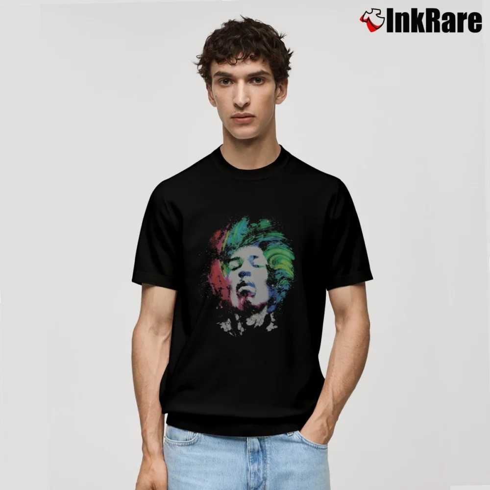 Men’s Jimi Hendrix Galaxy Classic T-Shirt in black | Soft, Breathable Everyday Wear