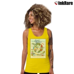 Women’s Jimmy Buffett Bubbles Up Tank Top in yellow | Lightweight, Movement-Friendly