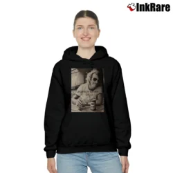 Women’s Jimmy Buffett Legends Never Die Cozy Hoodie in black | Warm, Structured, Stylish