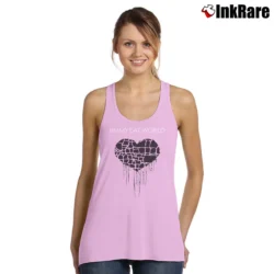 Women’s Jimmy Eat World Heart Crack Tank Top in light pink | Lightweight, Movement-Friendly