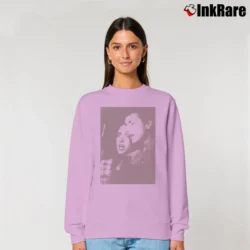 Women’s Joan And Bob Dylan Relaxed Sweatshirt in light pink | Soft, Laid-Back Vibe