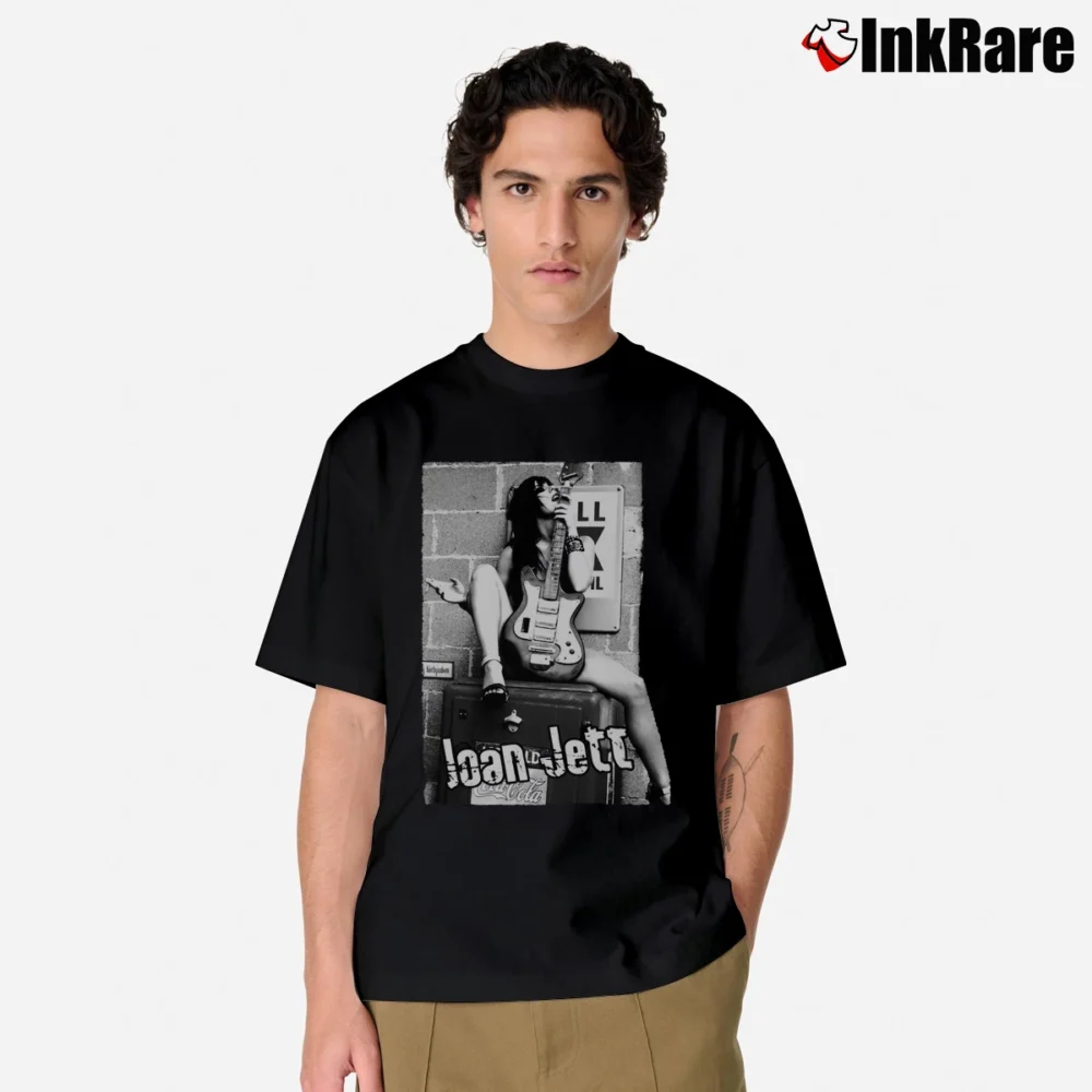 Men’s Joan Jett Leisure Summer Fashion Classic T-Shirt in black | Soft, Breathable Everyday Wear