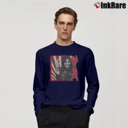 Men’s Joan Jett Vintage Long-Sleeve Shirt in navy | Sleek, Lightweight, Year-Round Wear