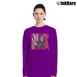 Women’s Joan Jett Vintage Long-Sleeve Top in purple | Sleek, Versatile, All-Season