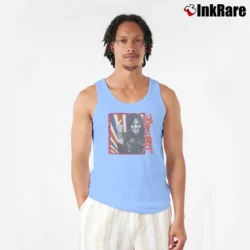 Men’s Joan Jett Vintage Tank Top in light blue | Breathable, Active-Friendly Design