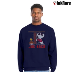 Men’s Joe 49ers Snoopy Woodstock San Francisco 49ers Vintage 80s Football Crewneck Sweatshirt in navy | Cozy Fabric, Clean Style