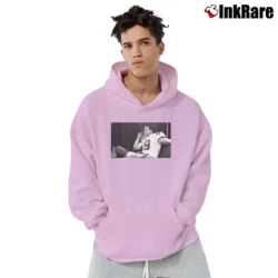Men’s Joe Burrow LSU Cigar Celebration Geaux Tigers Pullover Hoodie in light pink | Cozy, Durable, Modern Fit