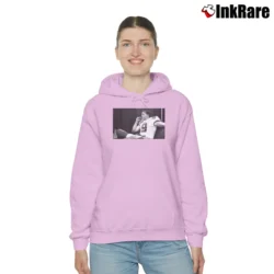 Women’s Joe Burrow LSU Cigar Celebration Geaux Tigers Cozy Hoodie in light pink | Warm, Structured, Stylish