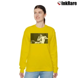 Women’s Joe Burrow LSU Cigar Celebration Geaux Tigers Relaxed Sweatshirt in yellow | Soft, Laid-Back Vibe