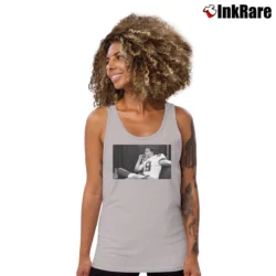 Women’s Joe Burrow LSU Cigar Celebration Geaux Tigers Tank Top in sport grey | Lightweight, Movement-Friendly