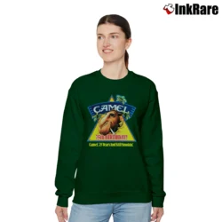 Women’s Joe Camel 75th Anniversary 1988 Relaxed Sweatshirt in forest green | Soft, Laid-Back Vibe