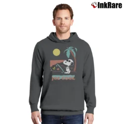 Men’s Joe Cool Snoopy And Woodstock Pullover Hoodie in charcoal | Cozy, Durable, Modern Fit