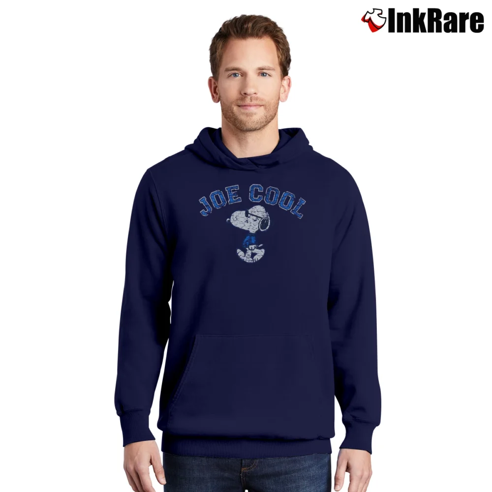 Men’s Joe Cool Snoopy Pullover Hoodie in navy | Cozy, Durable, Modern Fit