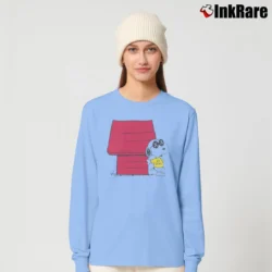Women’s Joe Kaws Snoopy Woodstock Joe Long-Sleeve Top in light blue | Sleek, Versatile, All-Season
