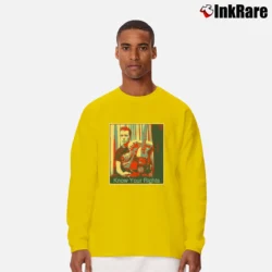 Men’s Joe Strummer Know Your Rights Long-Sleeve Shirt in yellow | Sleek, Lightweight, Year-Round Wear