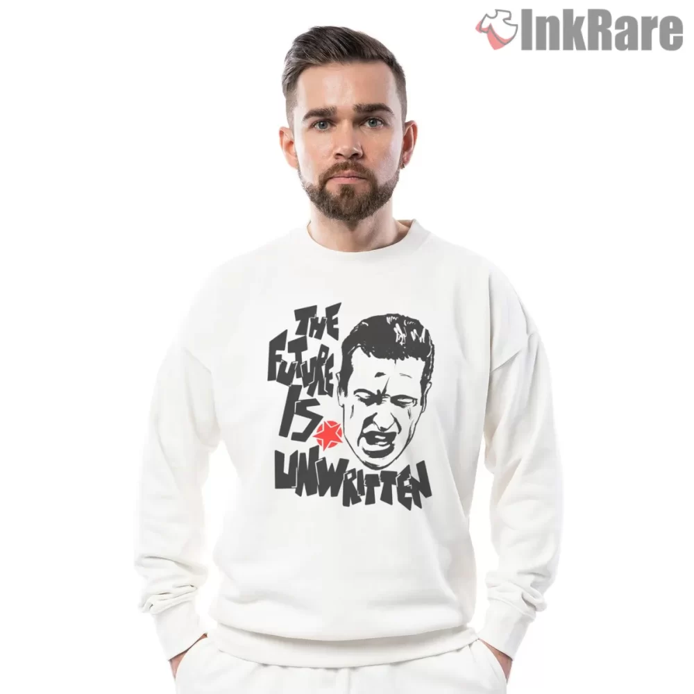 Joe Strummer The Future Is Unwritten Portrait Shirt on graphic shirt for men graphic tee