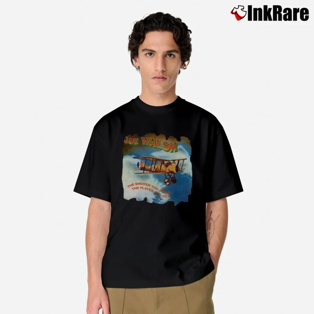 Men’s Joe Walsh The Smoker You Drink Classic T-Shirt in black | Soft, Breathable Everyday Wear