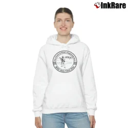 Women’s Joey Diaz Grey Church Graphic Cozy Hoodie in white | Warm, Structured, Stylish