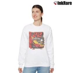 Women’s Joey Logano Pennzoil Power Yellow Relaxed Sweatshirt in white | Soft, Laid-Back Vibe