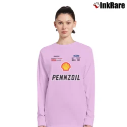 Women’s Joey Logano Shell Pennzoil Racing Long-Sleeve Top in light pink | Sleek, Versatile, All-Season