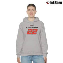 Women’s Joey Logano Shell Pennzoil Uniform Cozy Hoodie in sport grey | Warm, Structured, Stylish