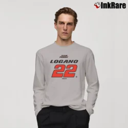 Men’s Joey Logano Shell Pennzoil Uniform Long-Sleeve Shirt in sport grey | Sleek, Lightweight, Year-Round Wear