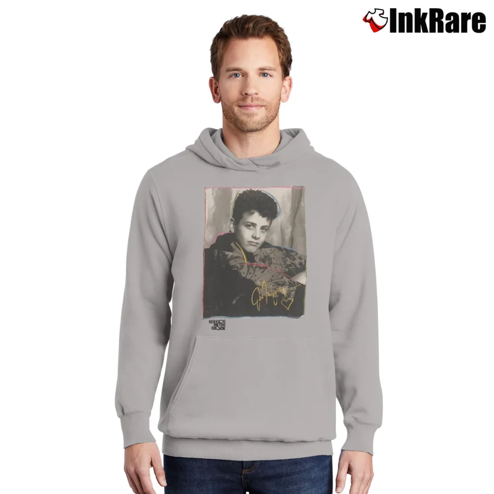 Men’s Joey Mcintyre Nkotb Boy Band Tour Pullover Hoodie in sport grey | Cozy, Durable, Modern Fit