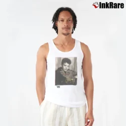 Men’s Joey Mcintyre Nkotb Boy Band Tour Tank Top in white | Breathable, Active-Friendly Design