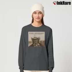 Women’s John Anderson 40 Years Swingin Long-Sleeve Top in charcoal | Sleek, Versatile, All-Season