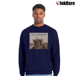 Men’s John Anderson 40 Years Swingin Crewneck Sweatshirt in navy | Cozy Fabric, Clean Style