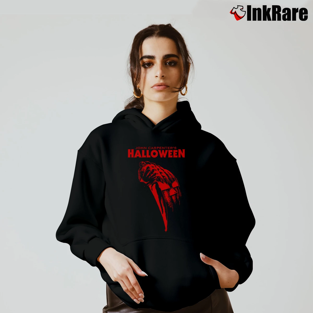 Women’s John Carpenter Halloween 1978s Friday The 13th Cozy Hoodie in black | Warm, Structured, Stylish