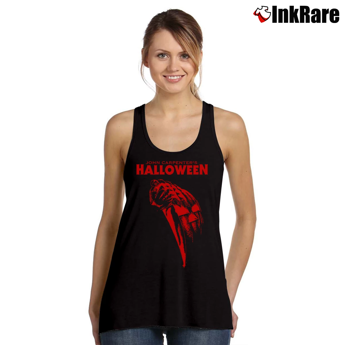 Women’s John Carpenter Halloween 1978s Friday The 13th Tank Top in black | Lightweight, Movement-Friendly