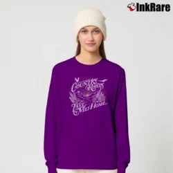 Women’s John Denver Country Roads Long-Sleeve Top in purple | Sleek, Versatile, All-Season