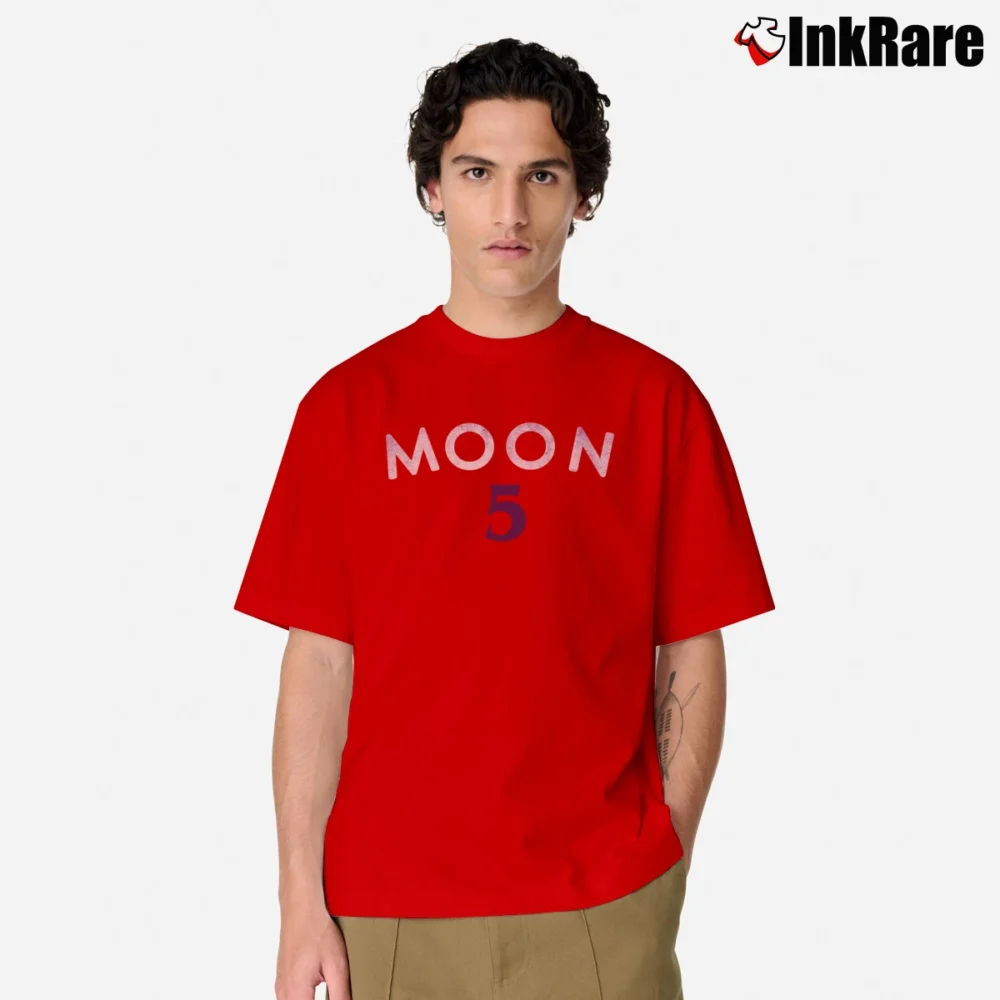 Men’s John Mayer Moon Classic T-Shirt in red | Soft, Breathable Everyday Wear