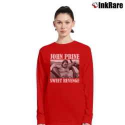 Women’s John Prine Sweet Revenge Long-Sleeve Top in red | Sleek, Versatile, All-Season