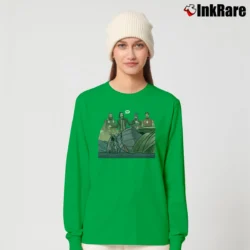 Women’s John Wick Kill Thanos Avengers Endgame Marvel Superheroes Long-Sleeve Top in irish green | Sleek, Versatile, All-Season
