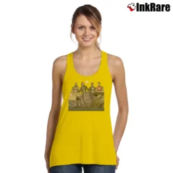 Women’s John Wick Kill Thanos Avengers Endgame Marvel Superheroes Tank Top in yellow | Lightweight, Movement-Friendly