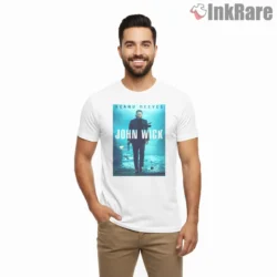 John Wick Ocean Vengeance Poster Shirt on white short sleeve shirt for men graphic tee