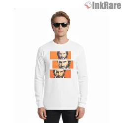 John Wick The Good The Bad And Vengeful Shirt on white long sleeve shirt for men graphic tee