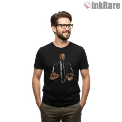 John Wick Your Choice Pencil Or Bullets Shirt on black short sleeve shirt for men graphic tee