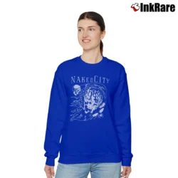 Women’s John Zorn Naked City 90s Relaxed Sweatshirt in royal blue | Soft, Laid-Back Vibe