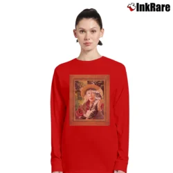 Women’s Joni Mitchell Taming The Tiger 1998 Tour Long-Sleeve Top in red | Sleek, Versatile, All-Season