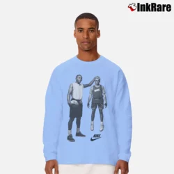 Men’s Jordan And Mars Blackmon 90s Promo Long-Sleeve Shirt in light blue | Sleek, Lightweight, Year-Round Wear