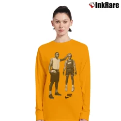 Women’s Jordan And Mars Blackmon 90s Promo Long-Sleeve Top in orange | Sleek, Versatile, All-Season