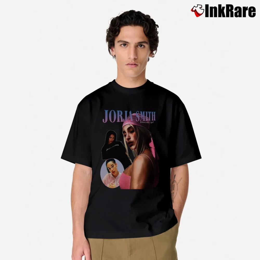 Men’s Jorja Smith Where Did I Go Classic T-Shirt in black | Soft, Breathable Everyday Wear