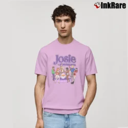 Men’s Josie And The Pussycats Graphic Classic T-Shirt in light pink | Soft, Breathable Everyday Wear